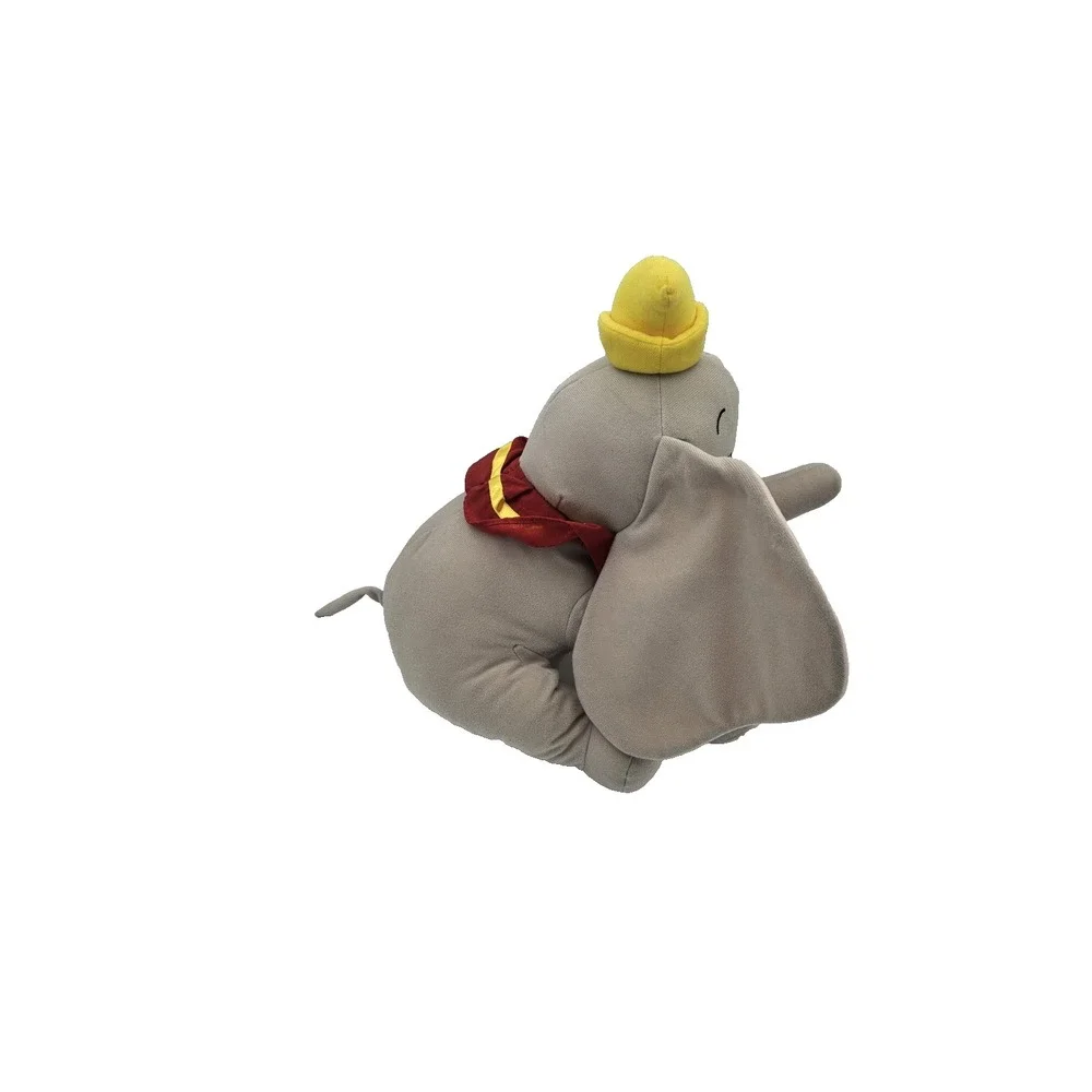Disney Parks Dumbo Plush Stuffed Animal Elephant Yellow Hat Red Collar‎ 18